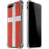 Denmark Flag Distressed iPhone 7/8 Plus Clear Case